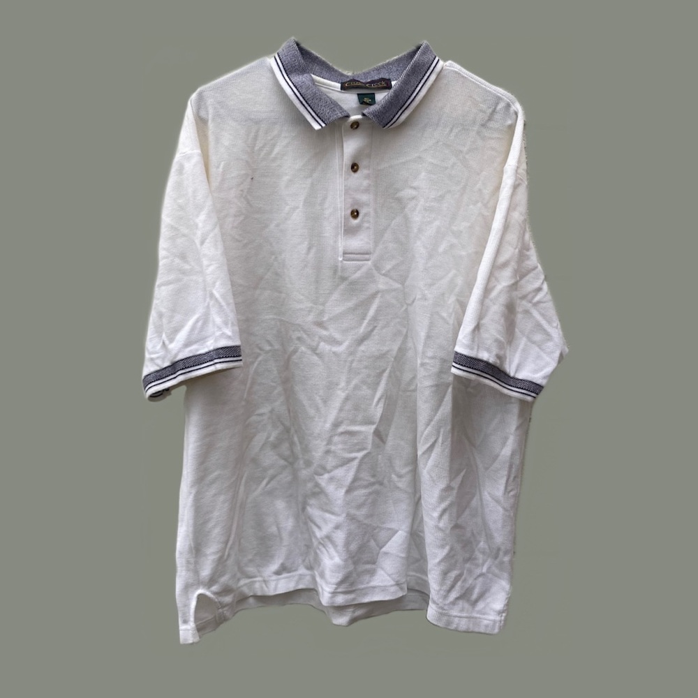 Crosscreek White Polo Shirt